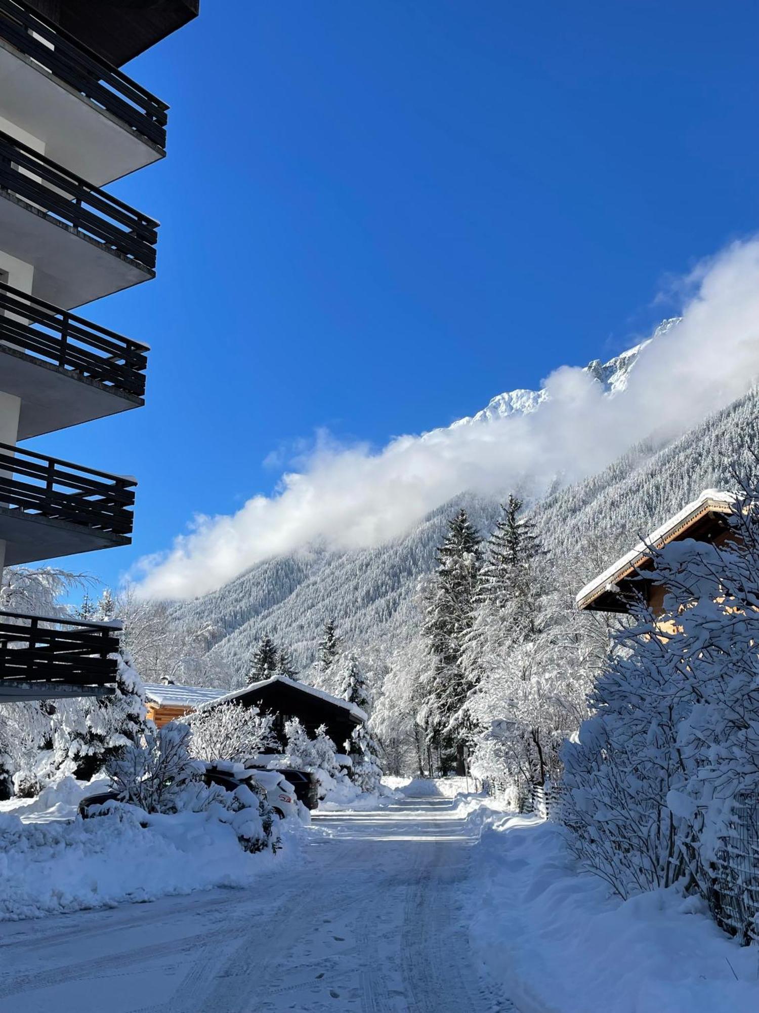 Residence Bois Du Bouchet, Appartement Vue Montagne, Calme, Parking Gratuit, Proche Centre Chamonix Exteriér fotografie