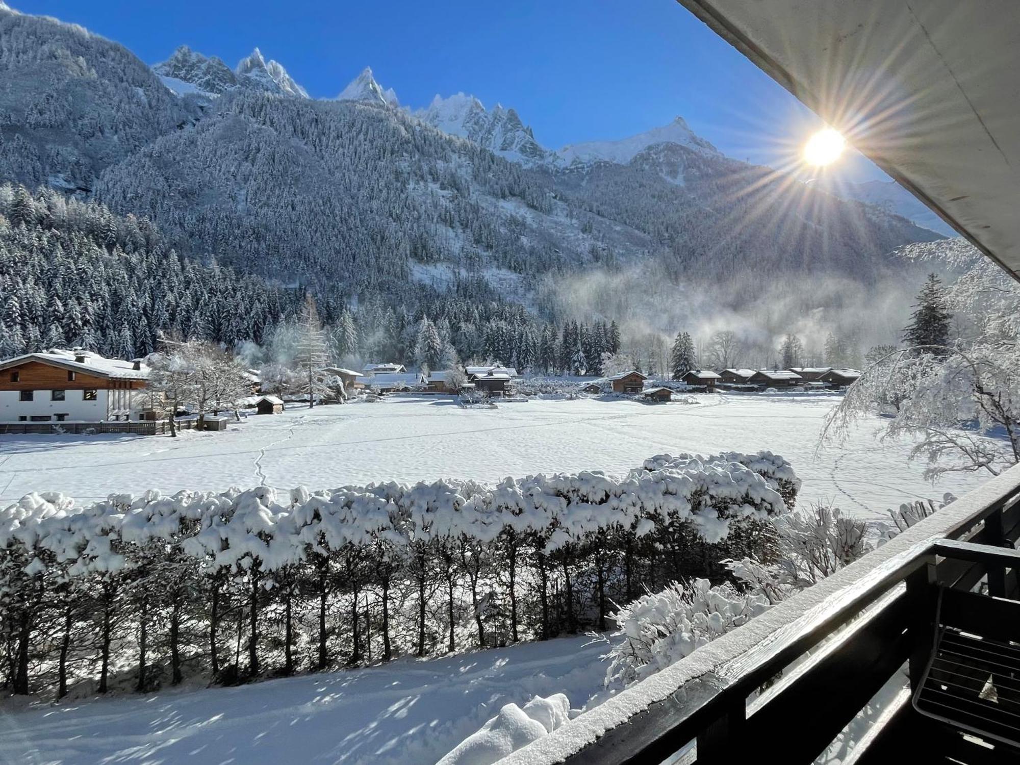 Residence Bois Du Bouchet, Appartement Vue Montagne, Calme, Parking Gratuit, Proche Centre Chamonix Exteriér fotografie