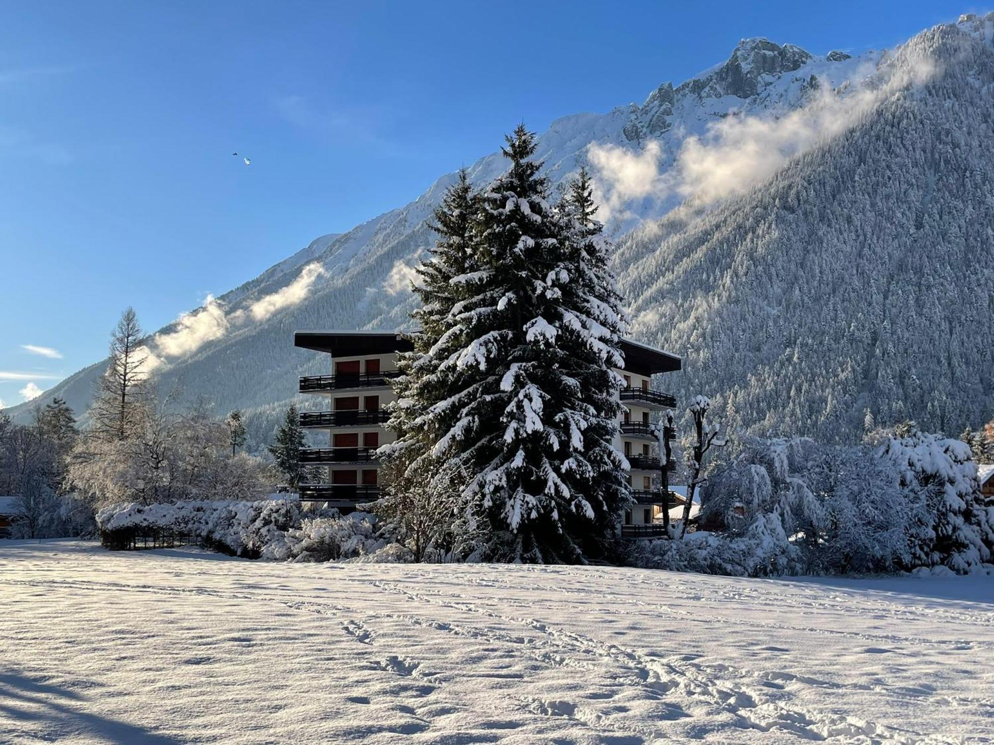 Residence Bois Du Bouchet, Appartement Vue Montagne, Calme, Parking Gratuit, Proche Centre Chamonix Exteriér fotografie